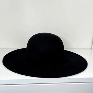J.Crew Floppy felt hat in Black